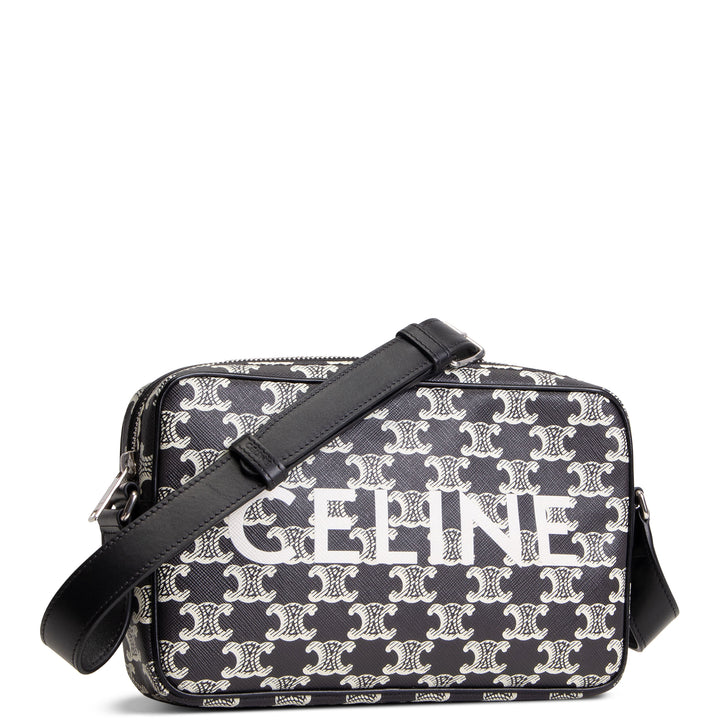 CELINE Triomphe Messenger - Black