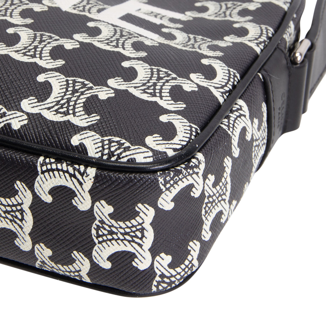 CELINE Triomphe Messenger - Black