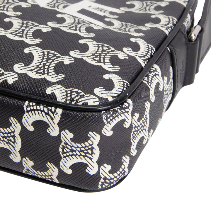 CELINE Triomphe Messenger - Black