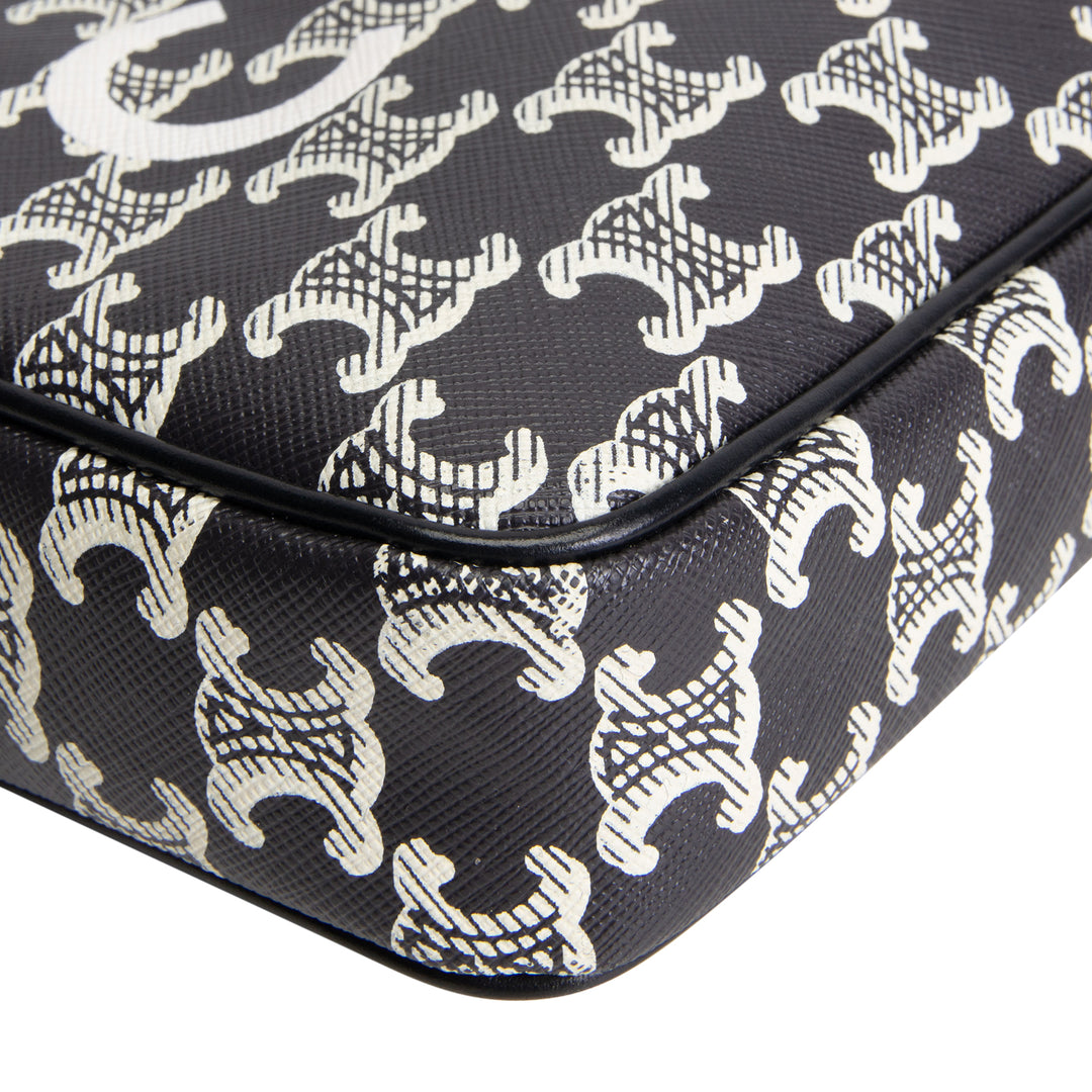 CELINE Triomphe Messenger - Black