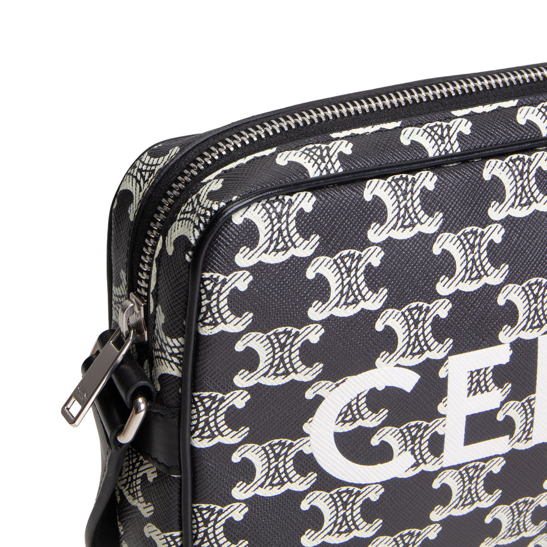 CELINE Triomphe Messenger - Black