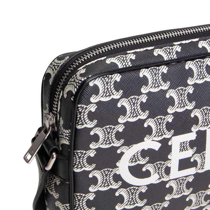 CELINE Triomphe Messenger - Black