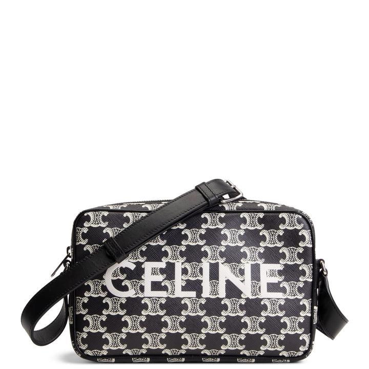 CELINE Triomphe Messenger - Black