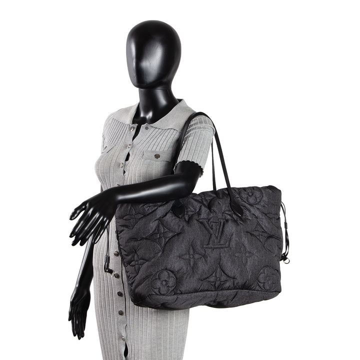LOUIS VUITTON Inside Out Neverfull MM - Black Jeans