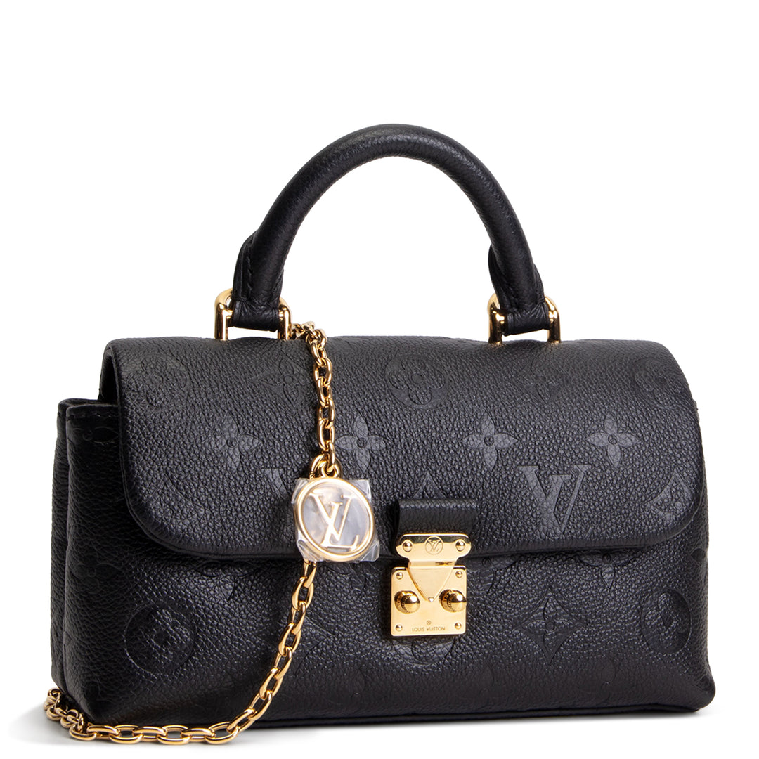 LOUIS VUITTON Madeleine Nano Empreinte - Black