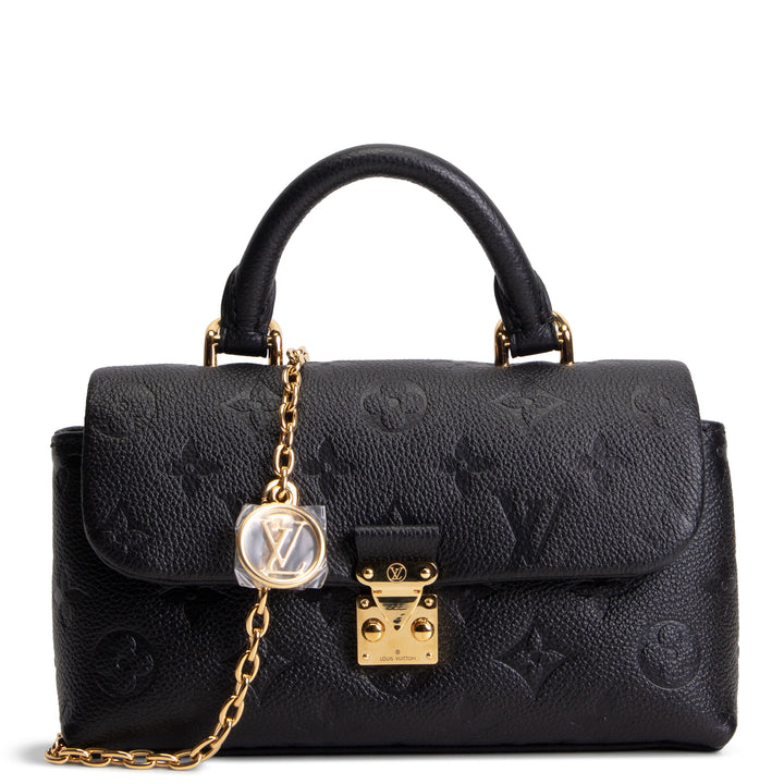 LOUIS VUITTON Madeleine Nano Empreinte - Black