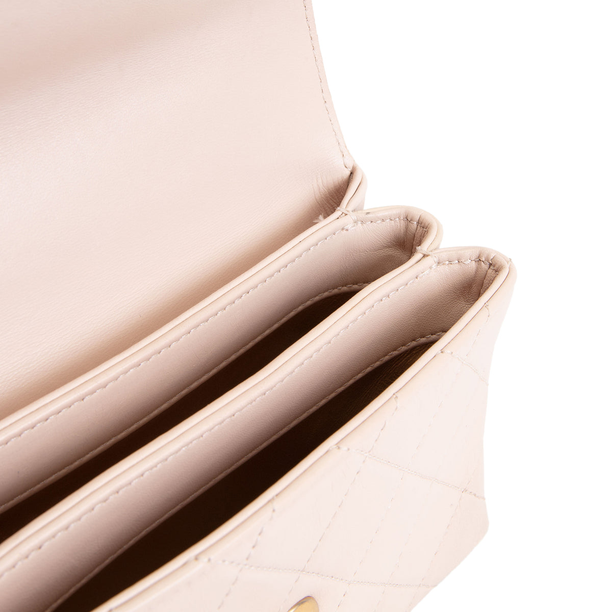 CHANEL Mini Trendy Spirit Top Handle - Beige