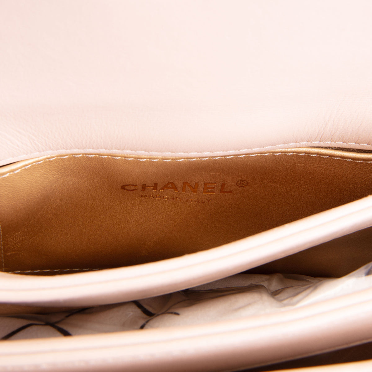 CHANEL Mini Trendy Spirit Top Handle - Beige