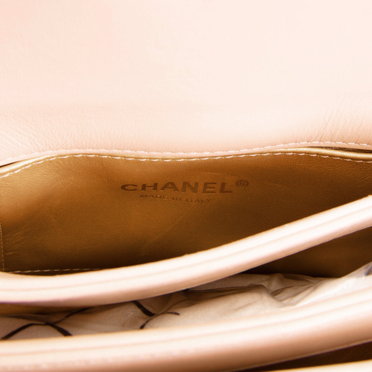 CHANEL Mini Trendy Spirit Top Handle - Beige
