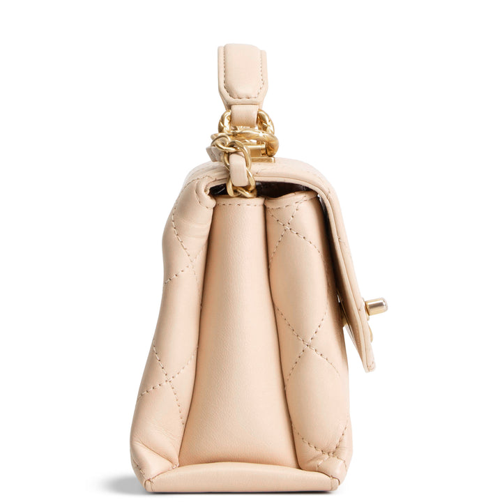 CHANEL Mini Trendy Spirit Top Handle - Beige