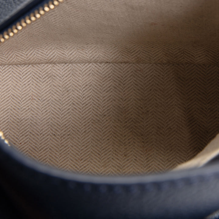 LOEWE Mini Puzzle w/ Leather Strap - Navy
