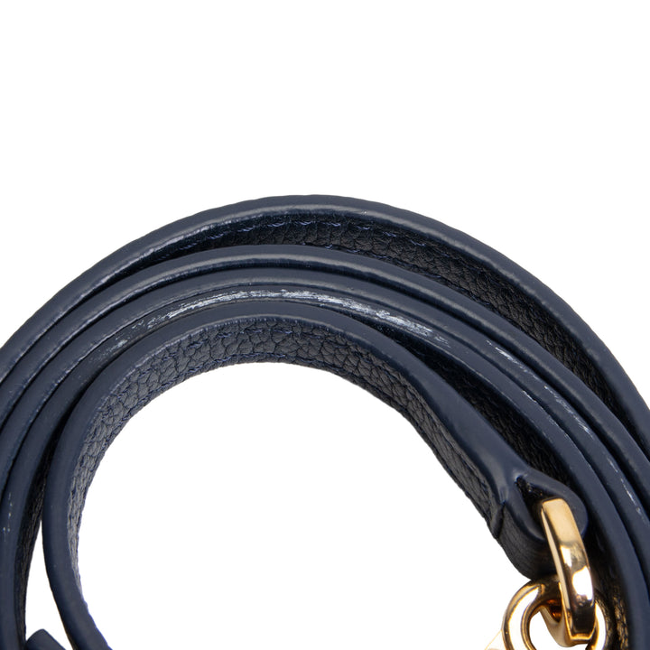 LOEWE Mini Puzzle w/ Leather Strap - Navy