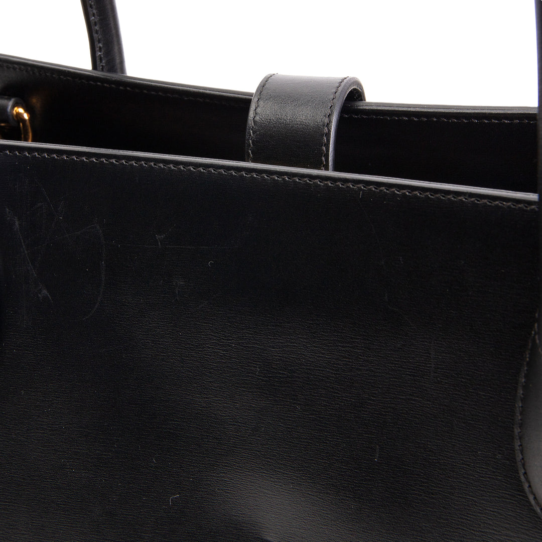 GUCCI Large Jackie 1961 Tote w/ Strap - Black
