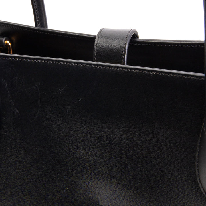 GUCCI Large Jackie 1961 Tote w/ Strap - Black