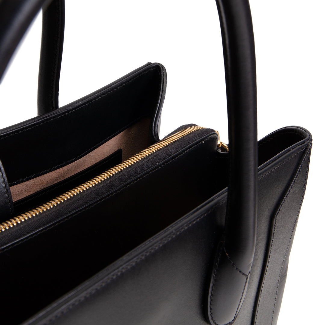 GUCCI Large Jackie 1961 Tote w/ Strap - Black