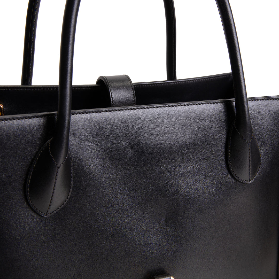 GUCCI Large Jackie 1961 Tote w/ Strap - Black