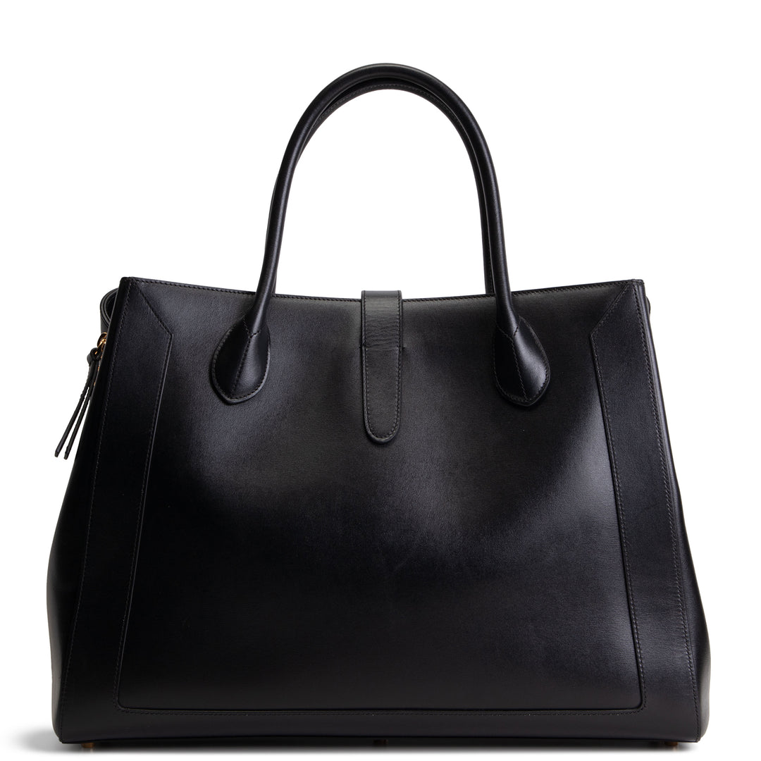 GUCCI Large Jackie 1961 Tote w/ Strap - Black