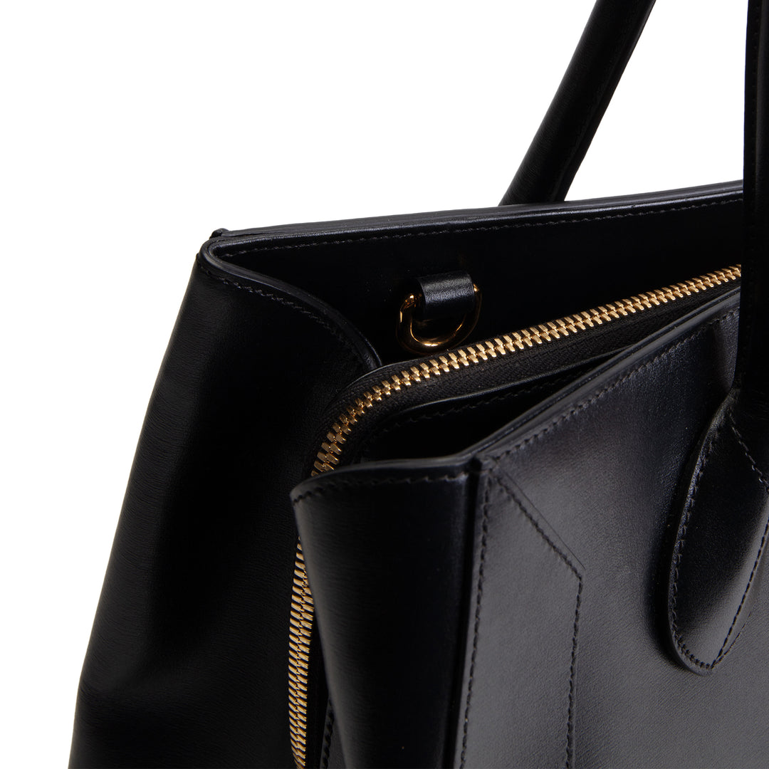 GUCCI Large Jackie 1961 Tote w/ Strap - Black