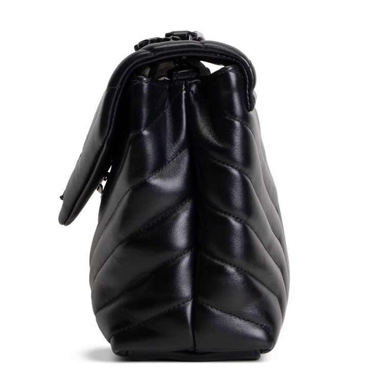 SAINT LAURENT Small Loulou - Black