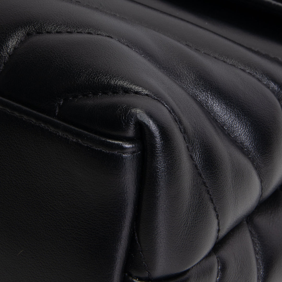 SAINT LAURENT Small Loulou - Black