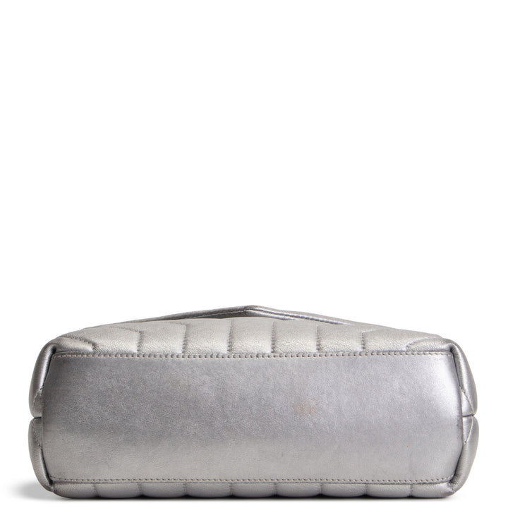 SAINT LAURENT Small Loulou - Silver OUTLET FINAL SALE