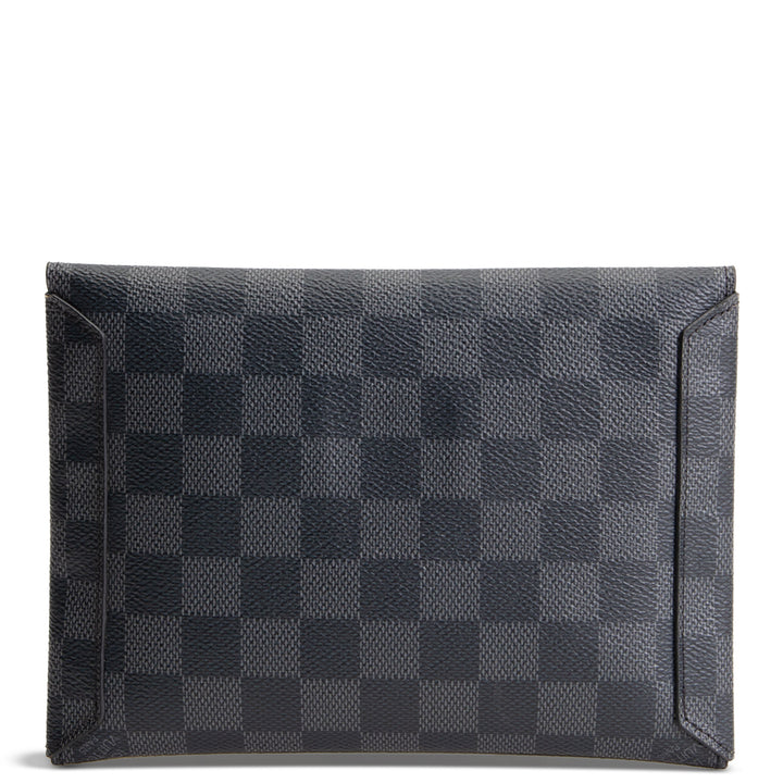 LOUIS VUITTON Damier Graphite Alpha Triple Pouch