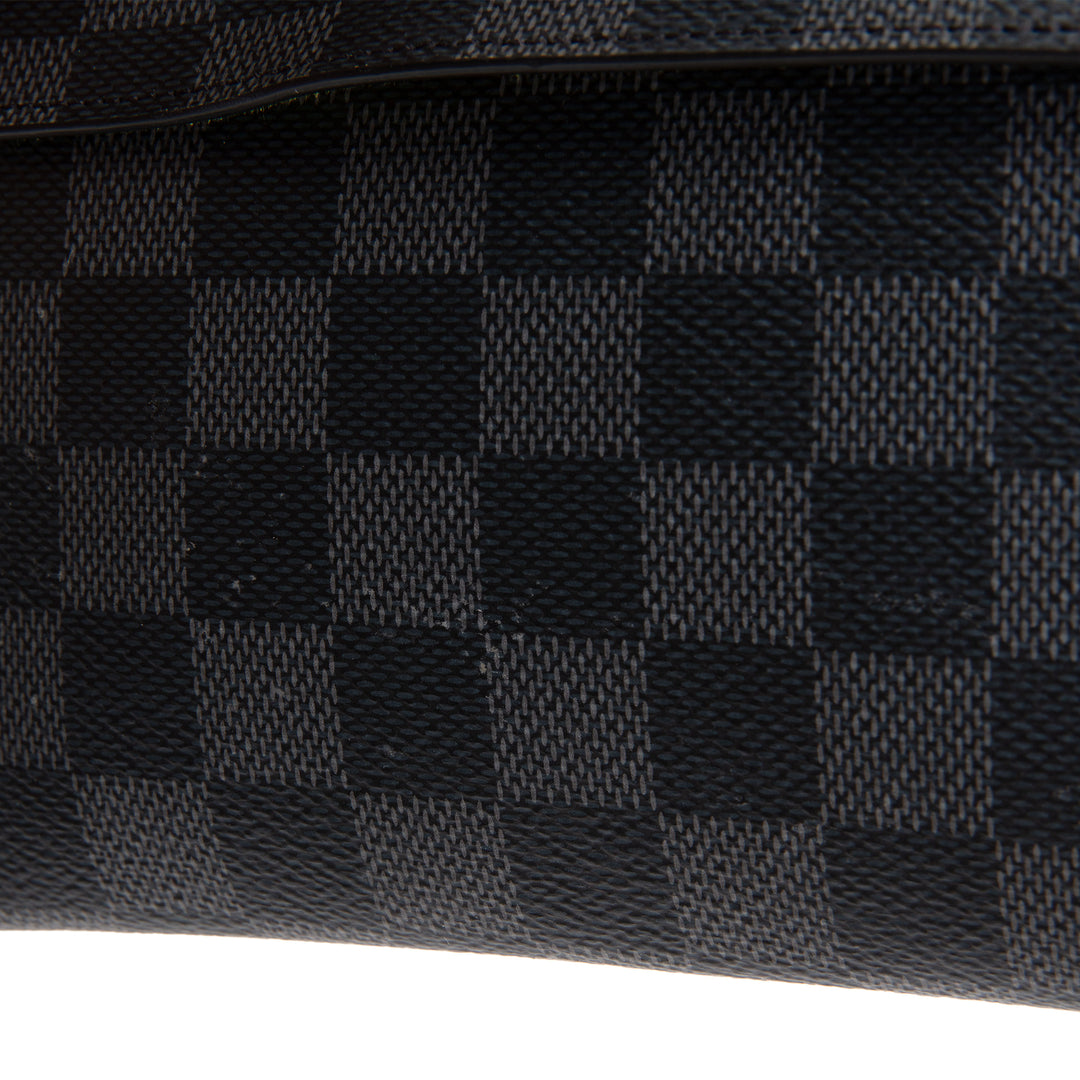 LOUIS VUITTON Damier Graphite Alpha Triple Pouch