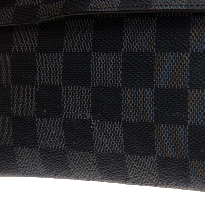 LOUIS VUITTON Damier Graphite Alpha Triple Pouch
