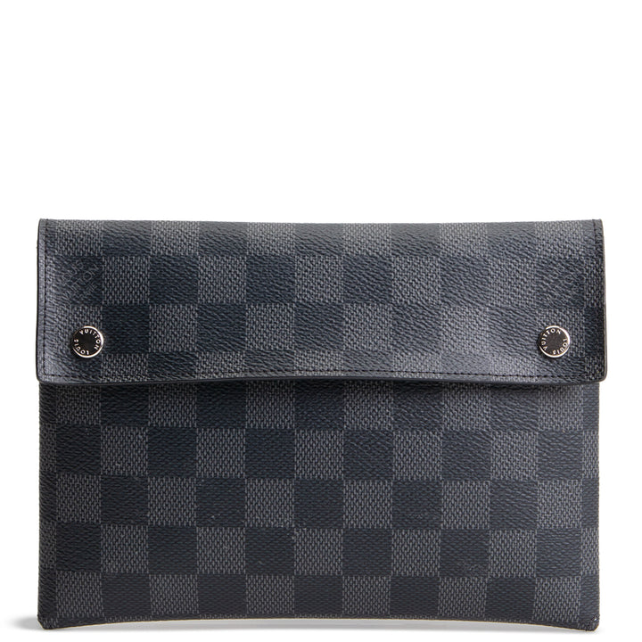 LOUIS VUITTON Damier Graphite Alpha Triple Pouch