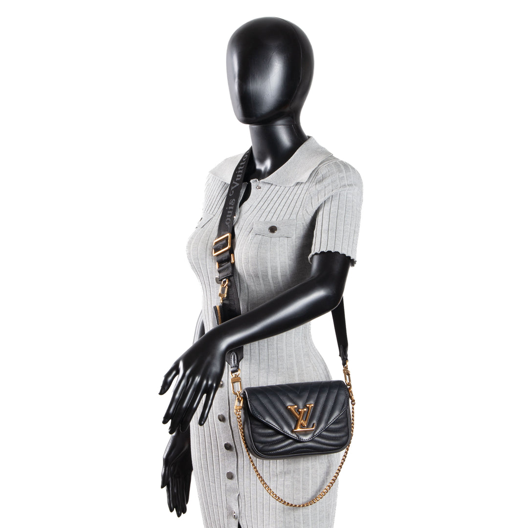 LOUIS VUITTON New Wave Multi Pochette - Black
