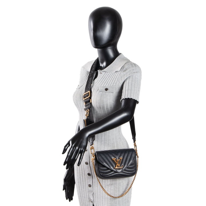LOUIS VUITTON New Wave Multi Pochette - Black