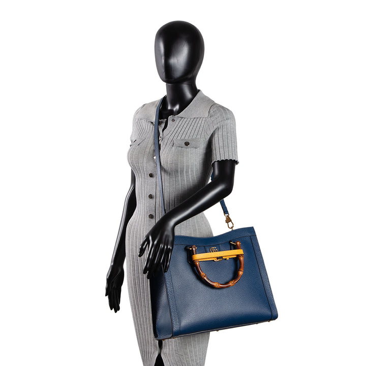 GUCCI Diana Tote Large - Navy Blue
