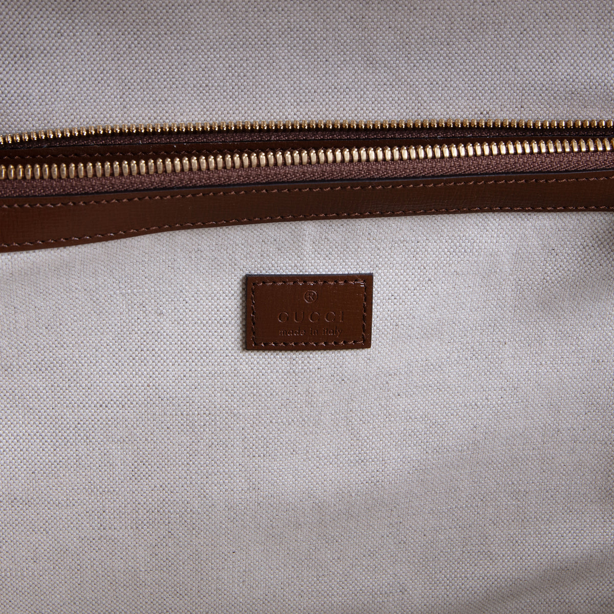 GUCCI GG Supreme Interlocking G Duffle Bag