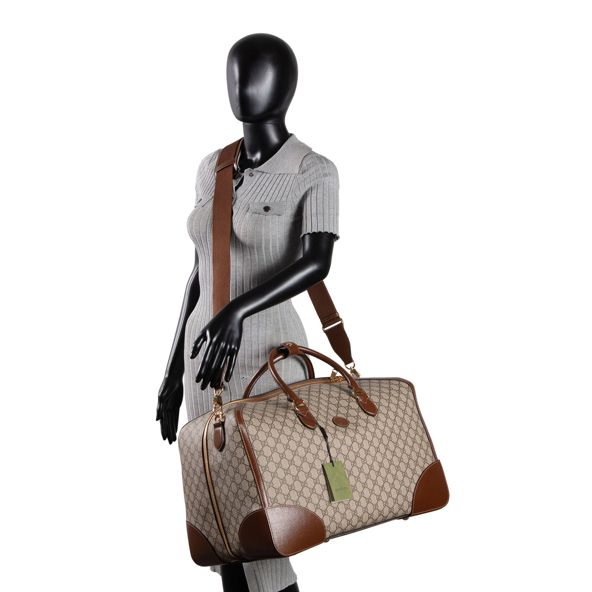 GUCCI GG Supreme Interlocking G Duffle Bag