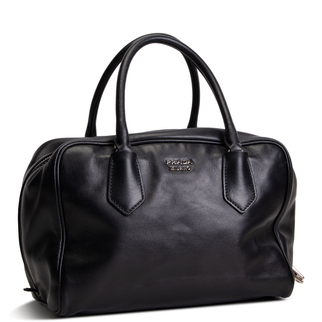 PRADA Soft Calfskin Bauletto Bag