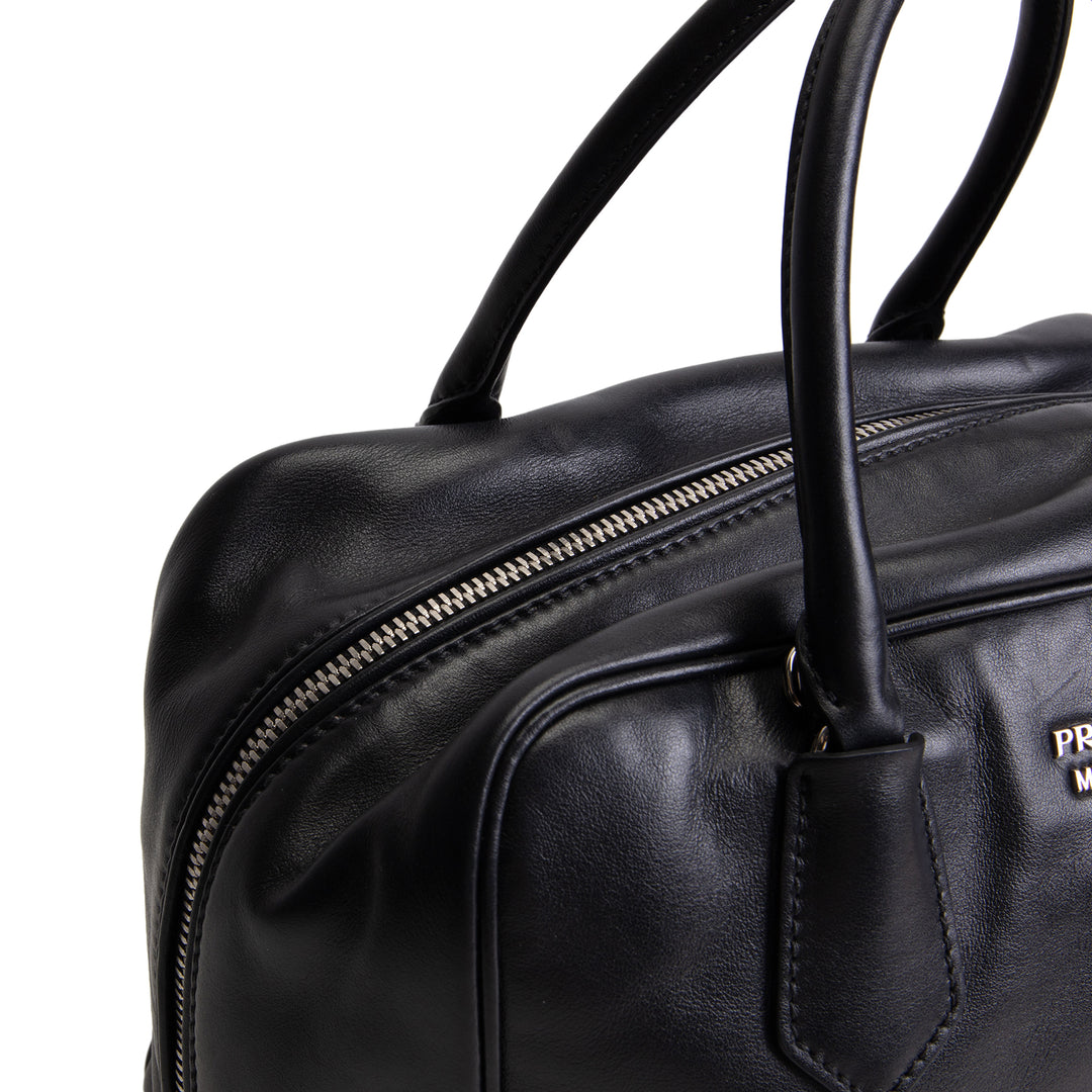 PRADA Soft Calfskin Bauletto Bag