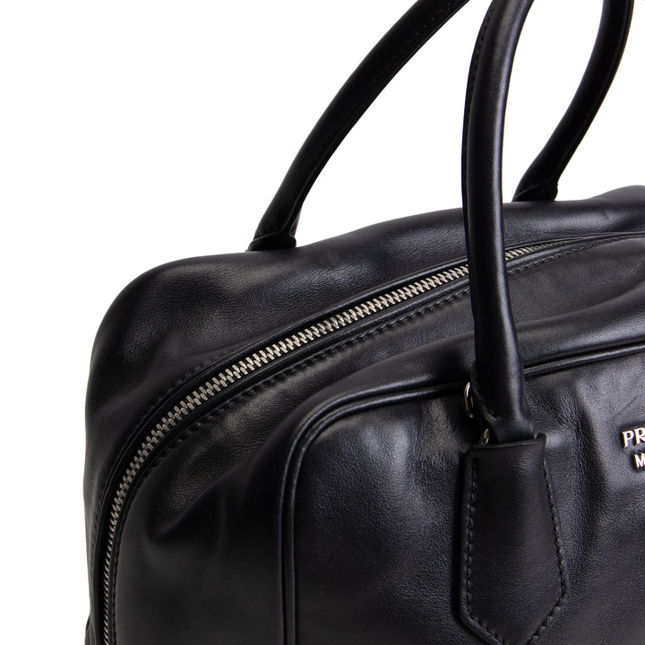 PRADA Soft Calfskin Bauletto Bag