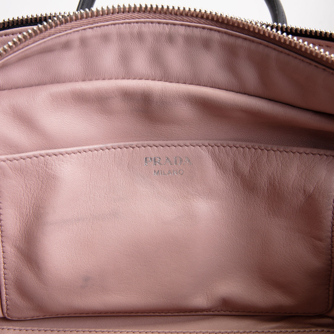 PRADA Soft Calfskin Bauletto Bag