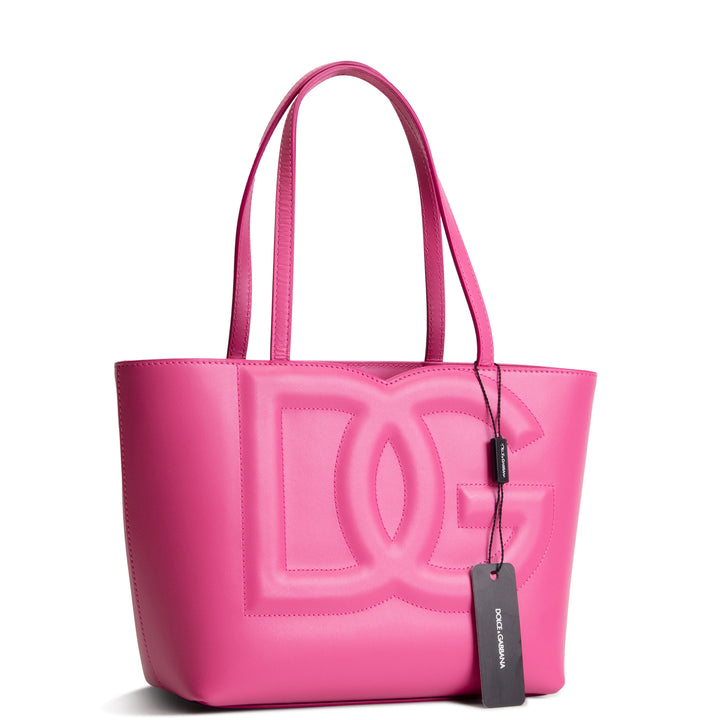 DOLCE & GABBANA Small G&G Logo Tote - Pink
