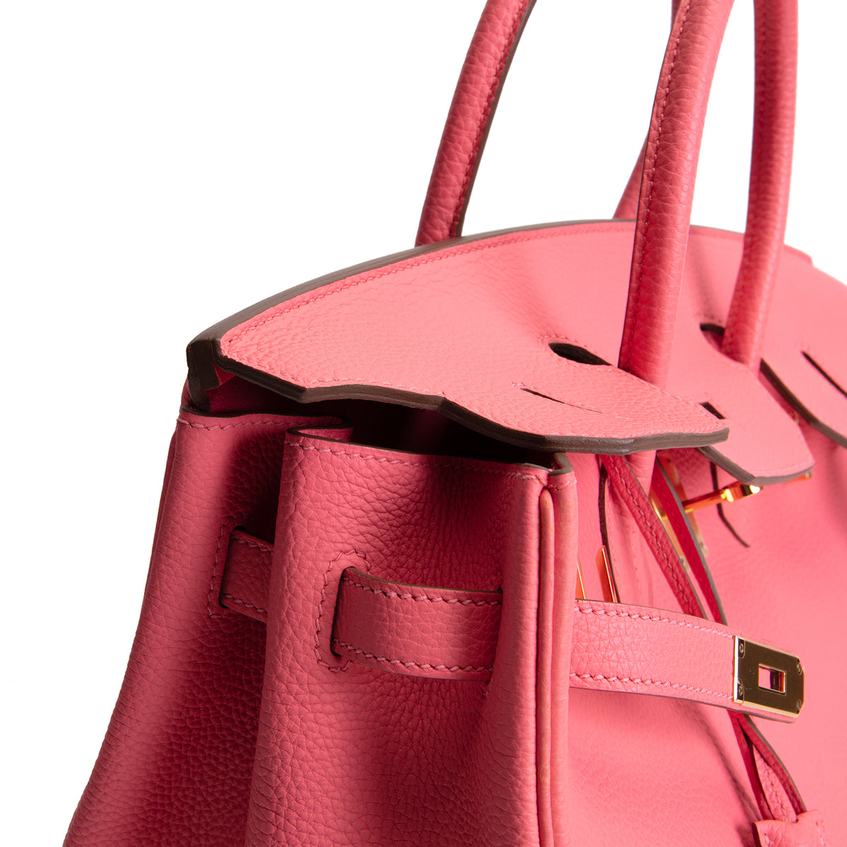 HERMES Birkin 35 Togo - Rose Lipstick w/ Gold Hardware