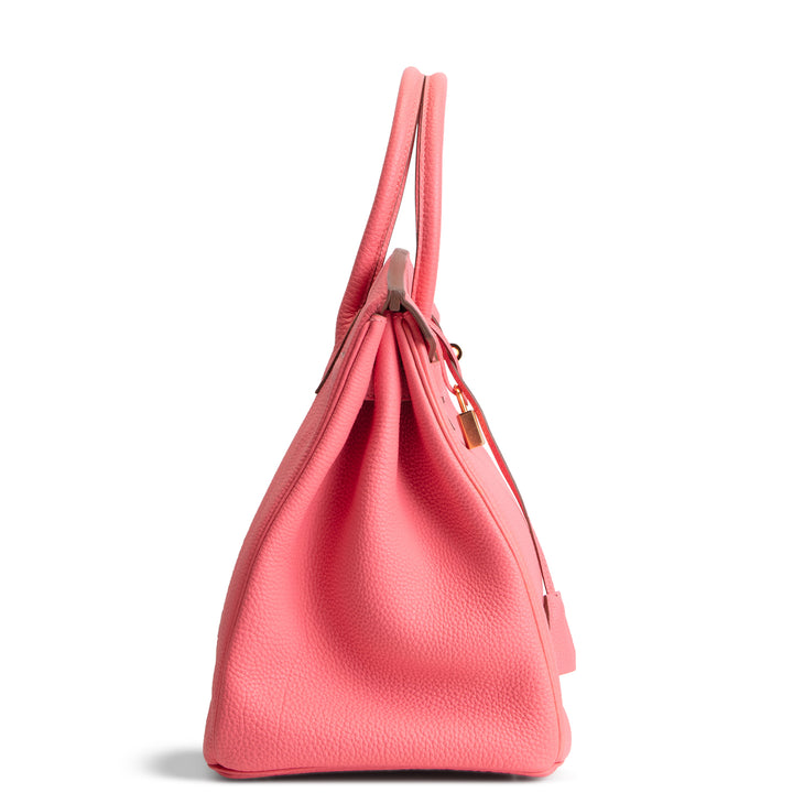 HERMES Birkin 35 Togo - Rose Lipstick w/ Gold Hardware