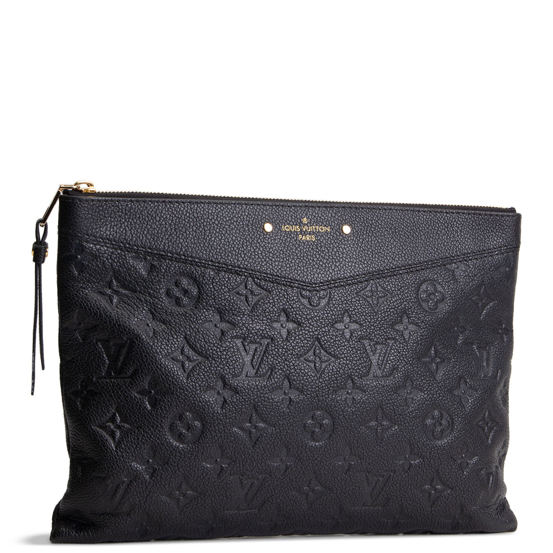 LOUIS VUITTON Daily Pouch Monogram Empreinte - Black
