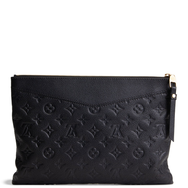 LOUIS VUITTON Daily Pouch Monogram Empreinte - Black