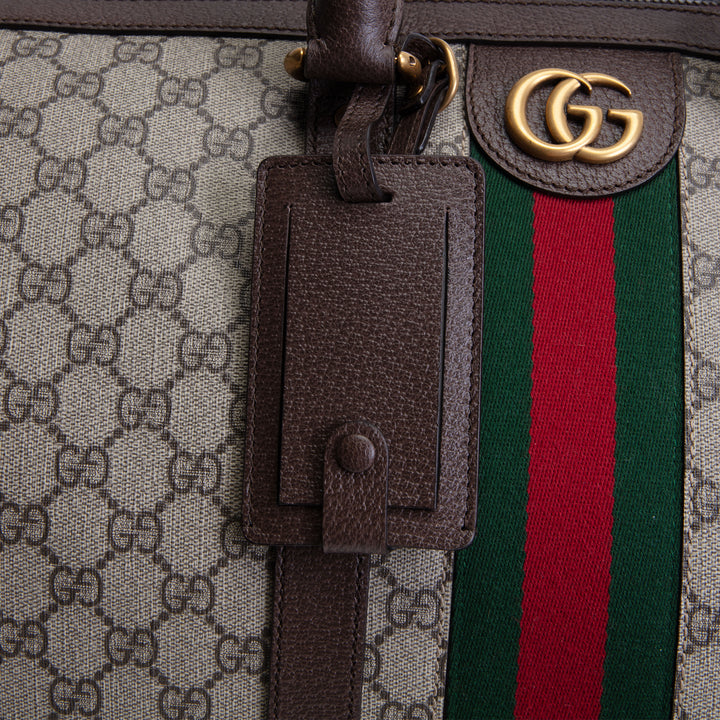 GUCCI GG Supreme Ophidia Duffle Bag - Large