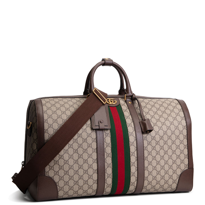 GUCCI GG Supreme Ophidia Duffle Bag - Large