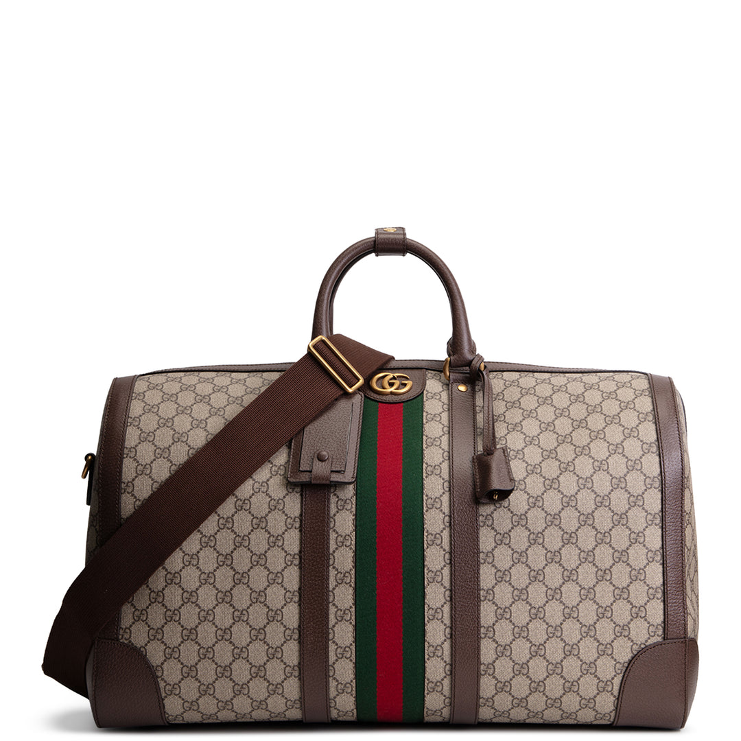 GUCCI GG Supreme Ophidia Duffle Bag - Large