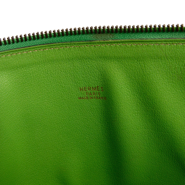 HERMES Vintage Gulliver Bolide 35 - Vert Cru