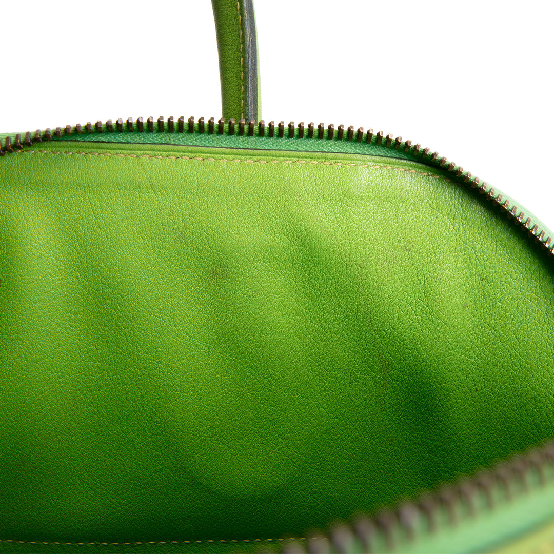 HERMES Vintage Gulliver Bolide 35 - Vert Cru