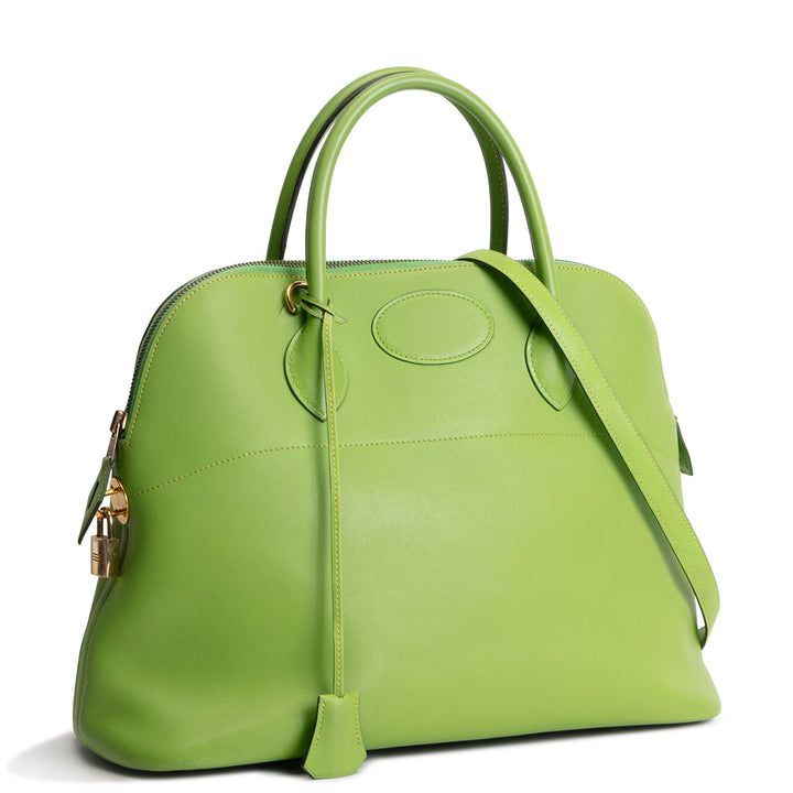 HERMES Vintage Gulliver Bolide 35 - Vert Cru
