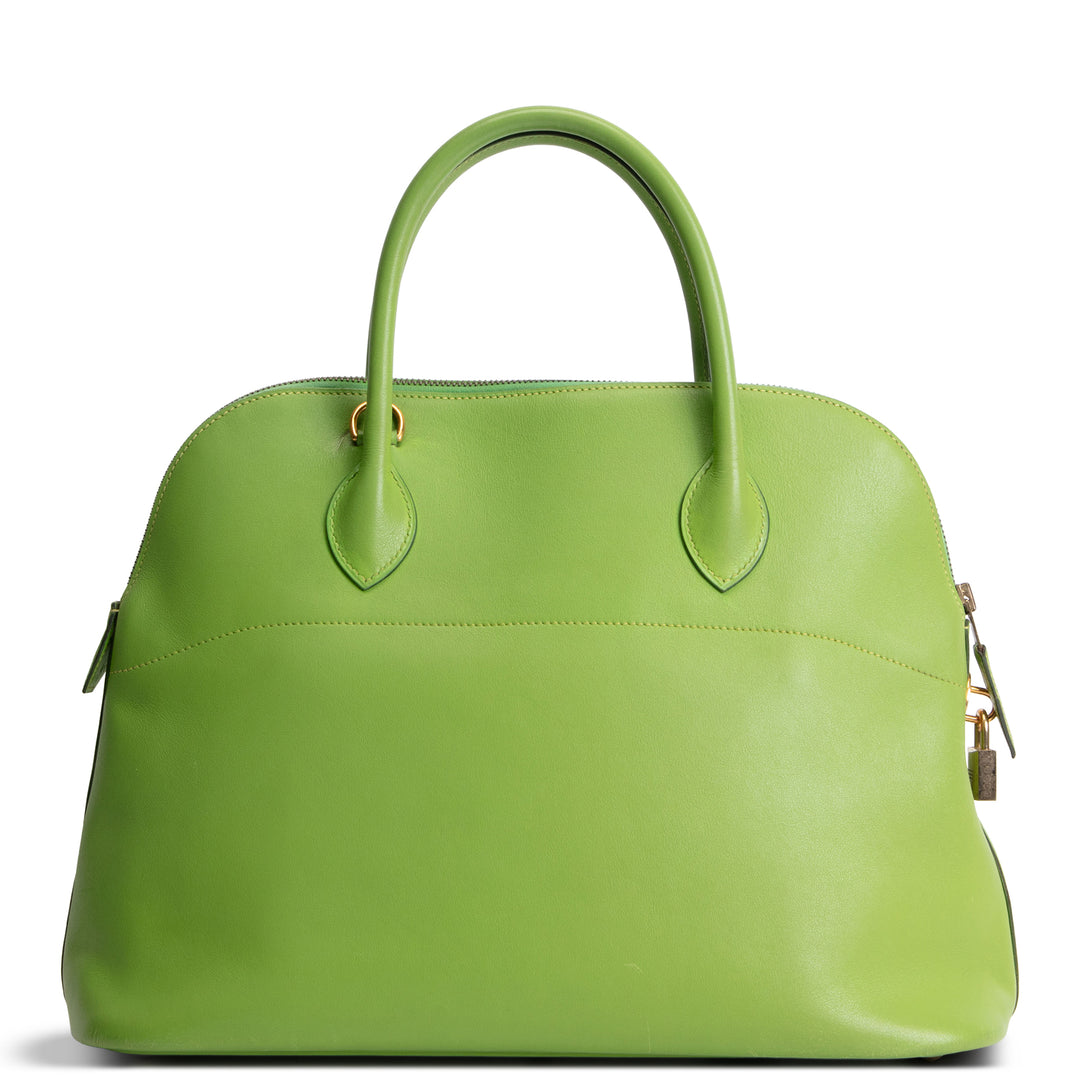 HERMES Vintage Gulliver Bolide 35 - Vert Cru